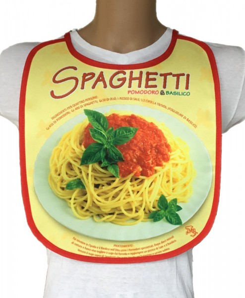 Lätzchen für Erwachsene - Spaghetti (BA-20164)